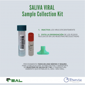 kit para la recolección de muestras de saliva