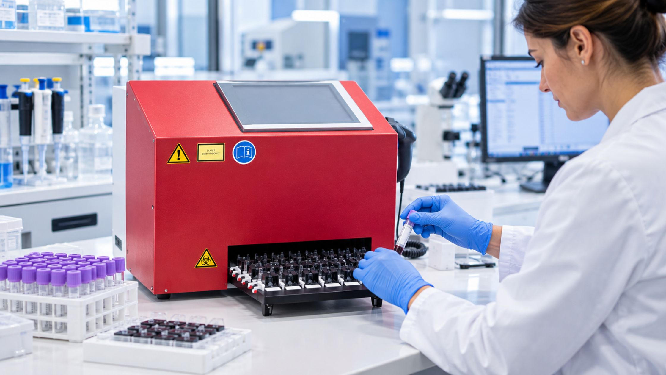 ¿Cómo mejora la solución Cube DX el diagnóstico clínico en laboratorios hospitalarios?