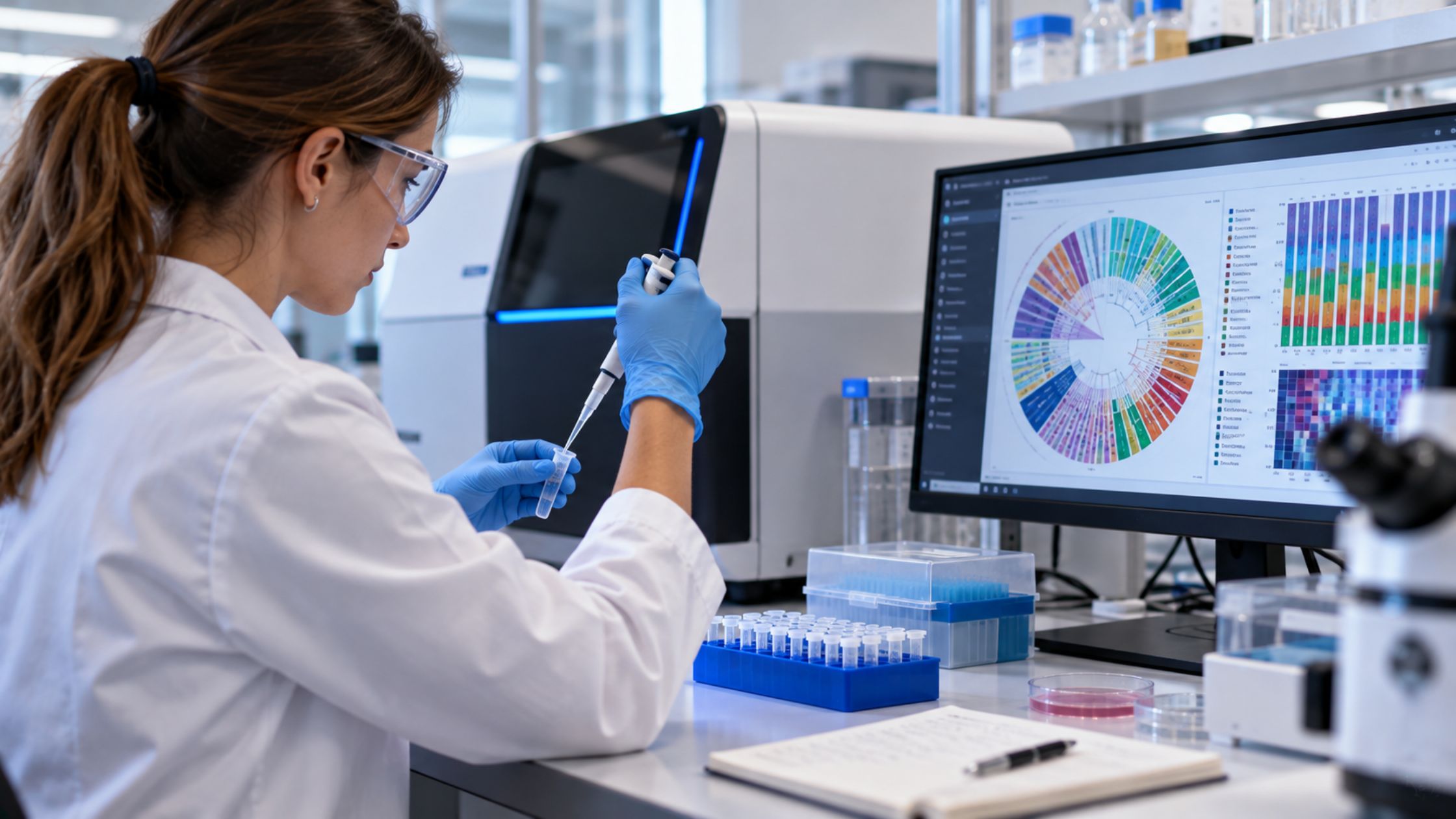 ¿Cómo mejora el análisis del microbioma la tecnología de secuenciación GENX PRO?